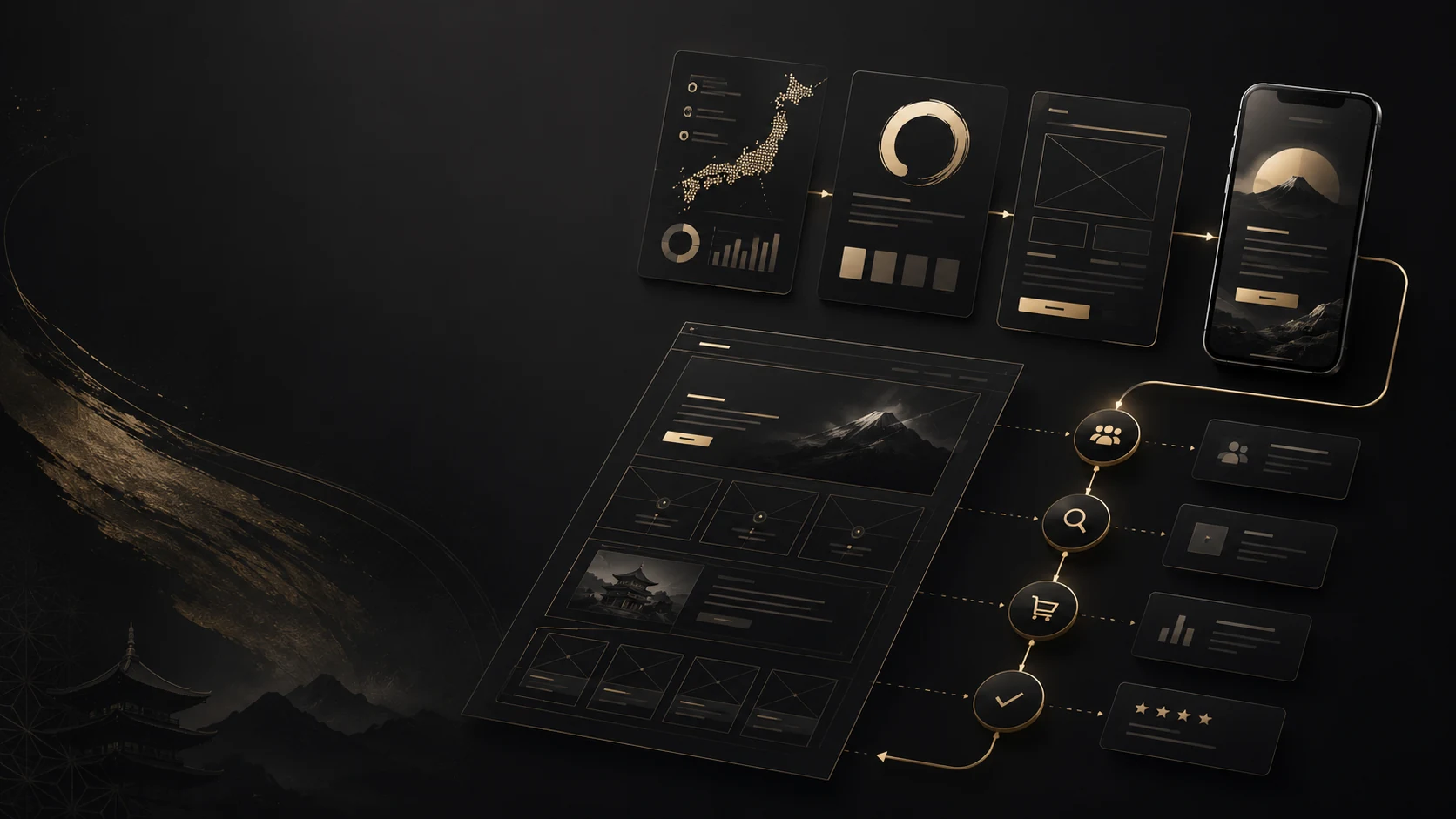 Connected Japan market strategy, website, and customer journey design